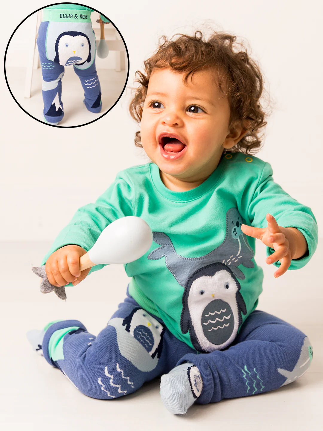 Arctic Friends Outfit (2PC) 0-6 Months