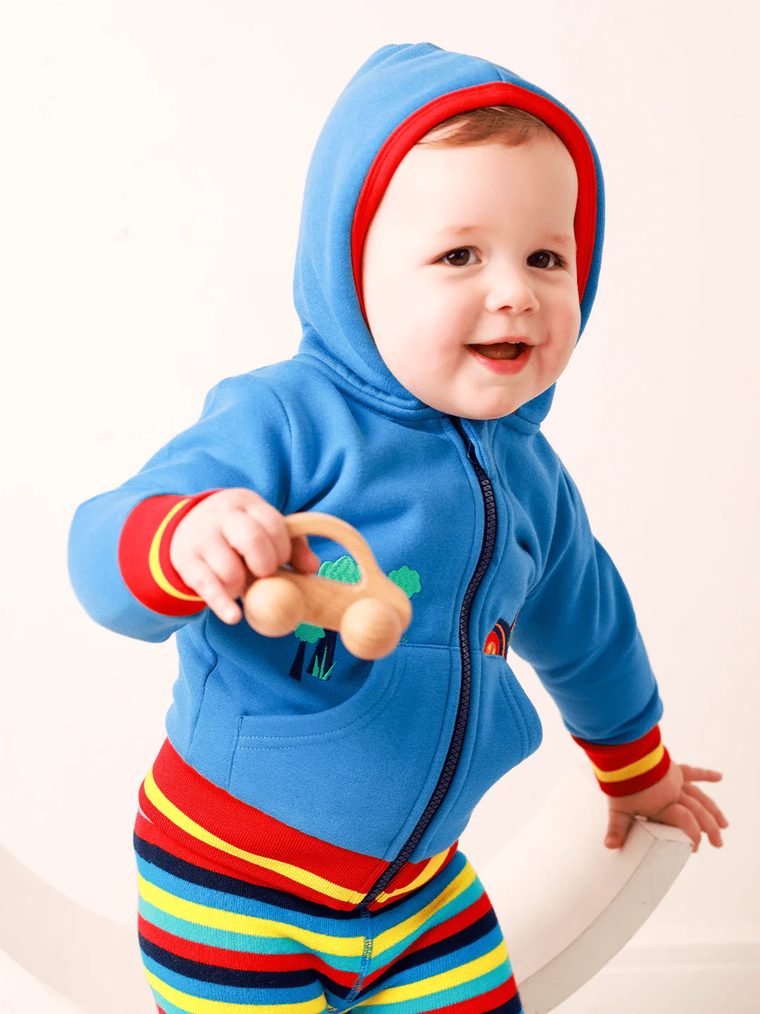 Farmyard Tractor Junior Hoodie - Image 2