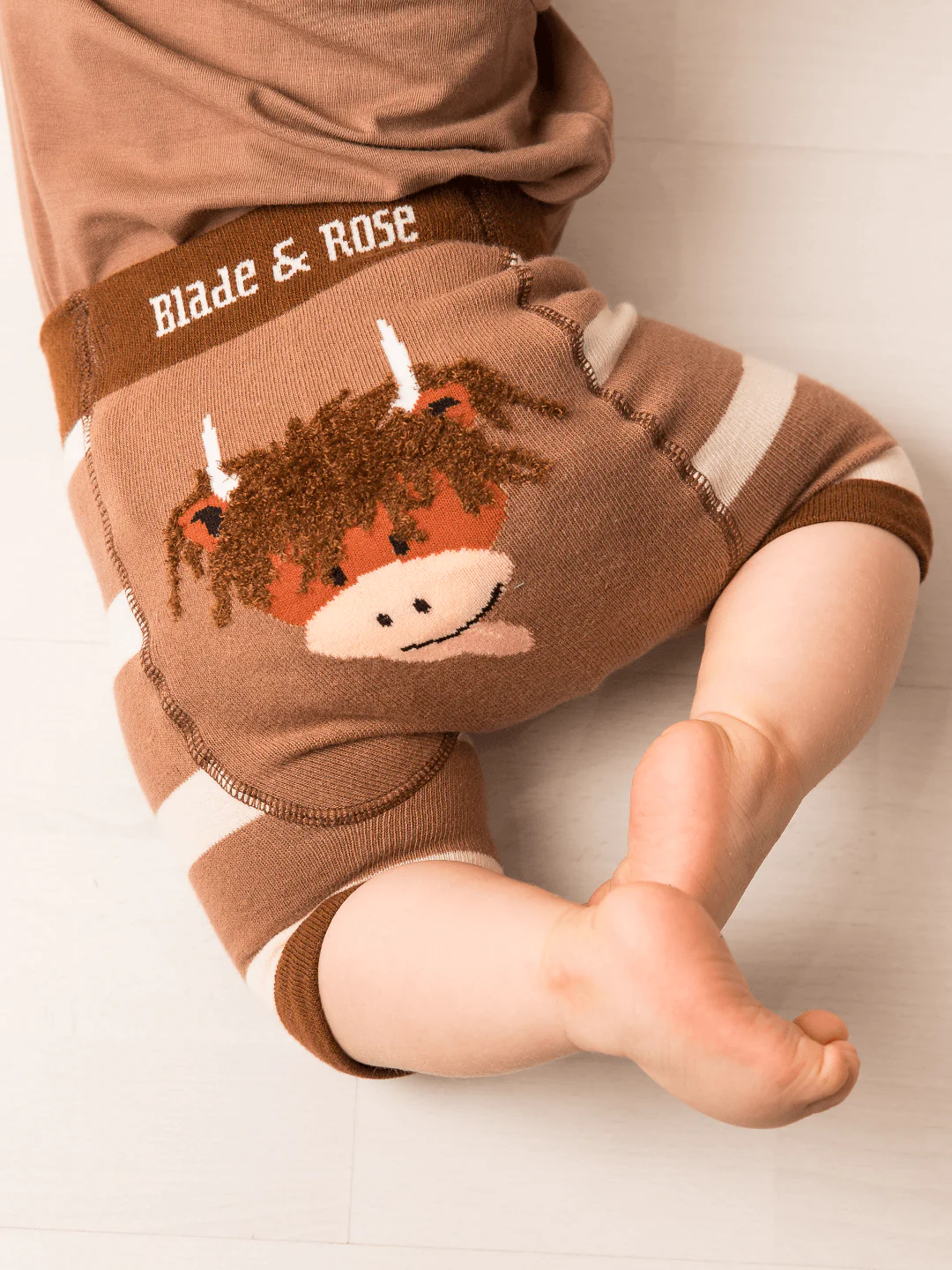 Neutral Highland Cow Shorts - Image 2