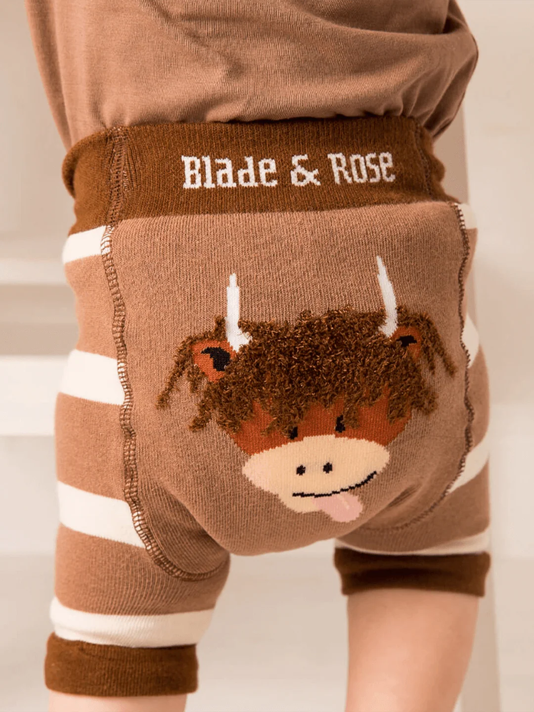 Neutral Highland Cow Shorts - Image 3