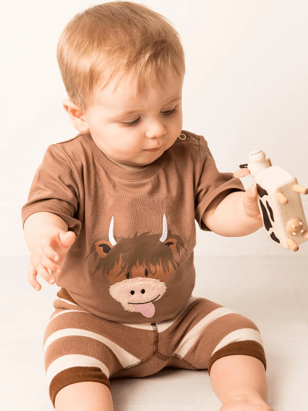 Neutral Highland Cow Tee - Image 2