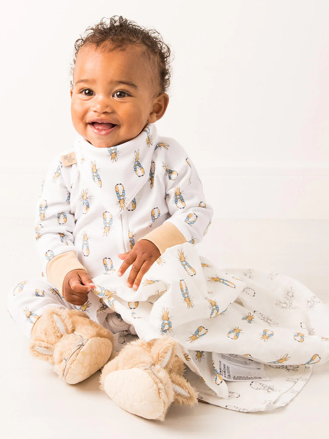 Peter Rabbit™ Neutral Muslin Squares - Image 5