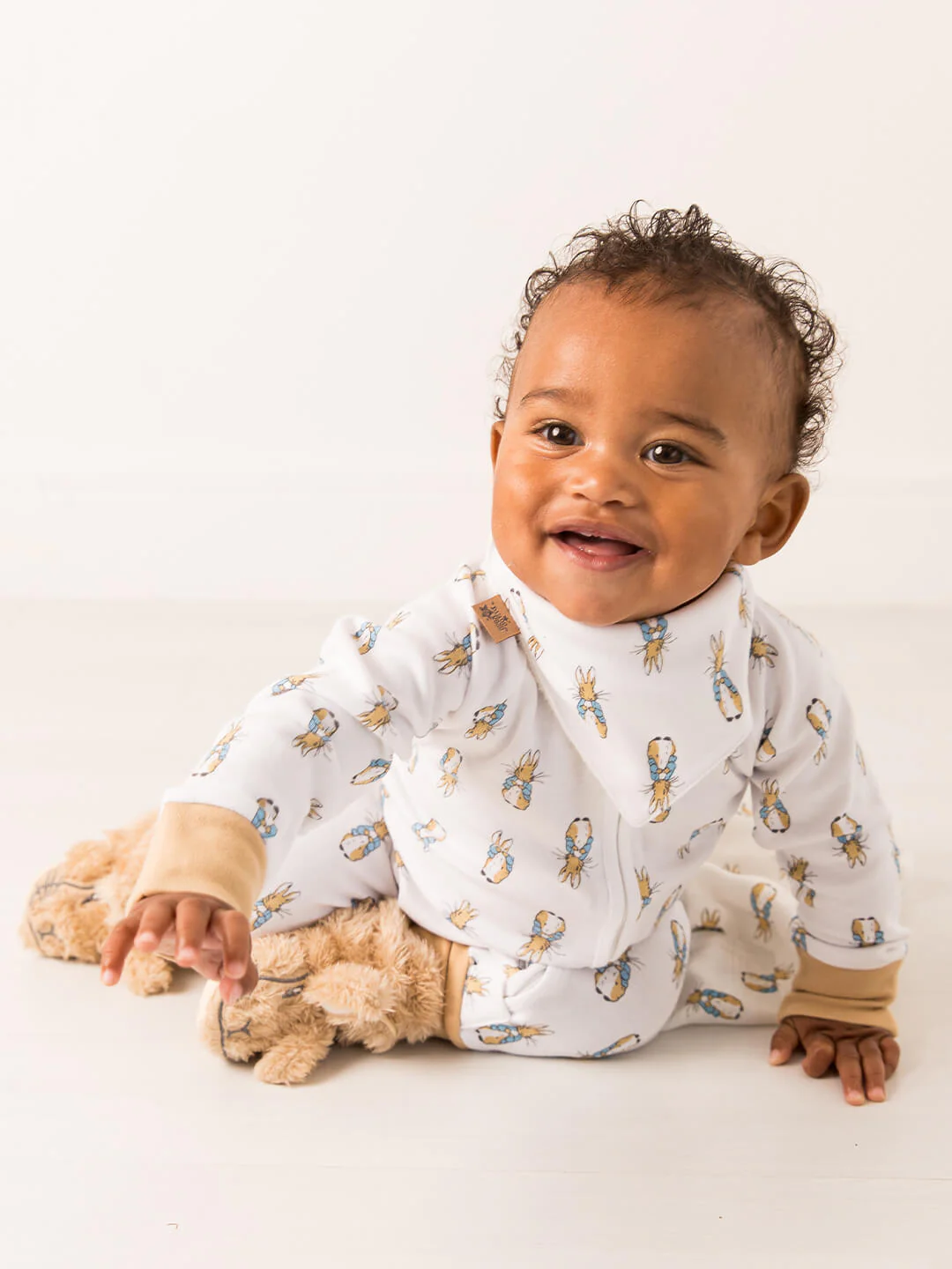Peter Rabbit™ Neutral Romper Playsuit - Image 4
