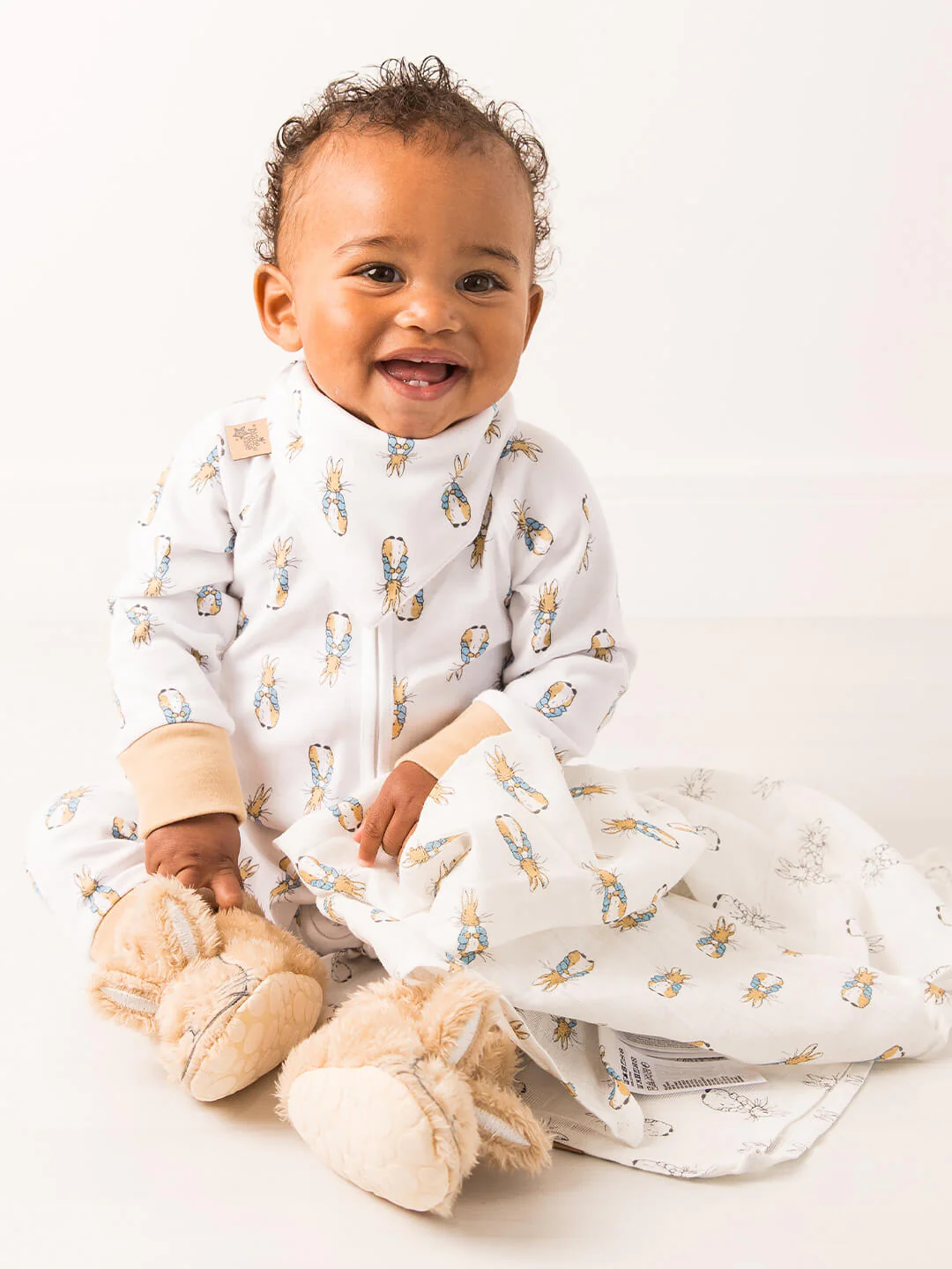 Peter Rabbit™ Neutral Romper Playsuit - Image 5